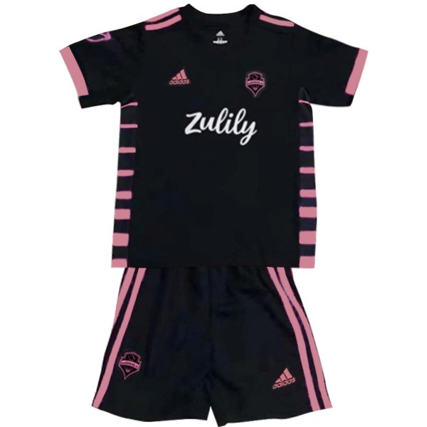 Camiseta Seattle Sounders Replica Segunda Ropa Niños 2019/20 Negro